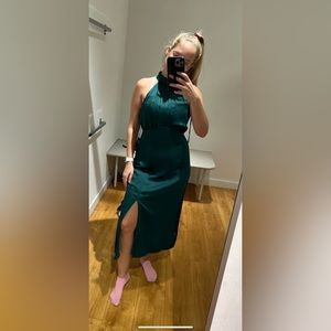 Emerald Green Express MIDI Dress